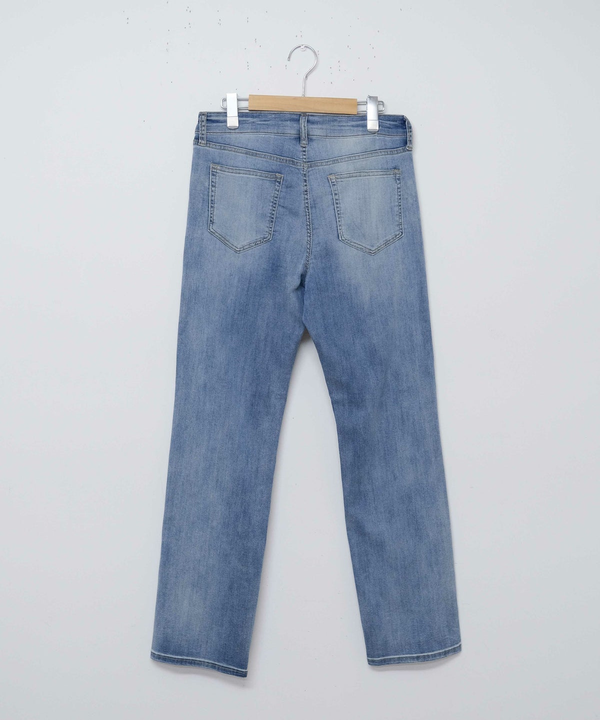 day standard｜接触冷感ストレッチデニム　レギュラーストレートパンツ [[X2-127A]][D]