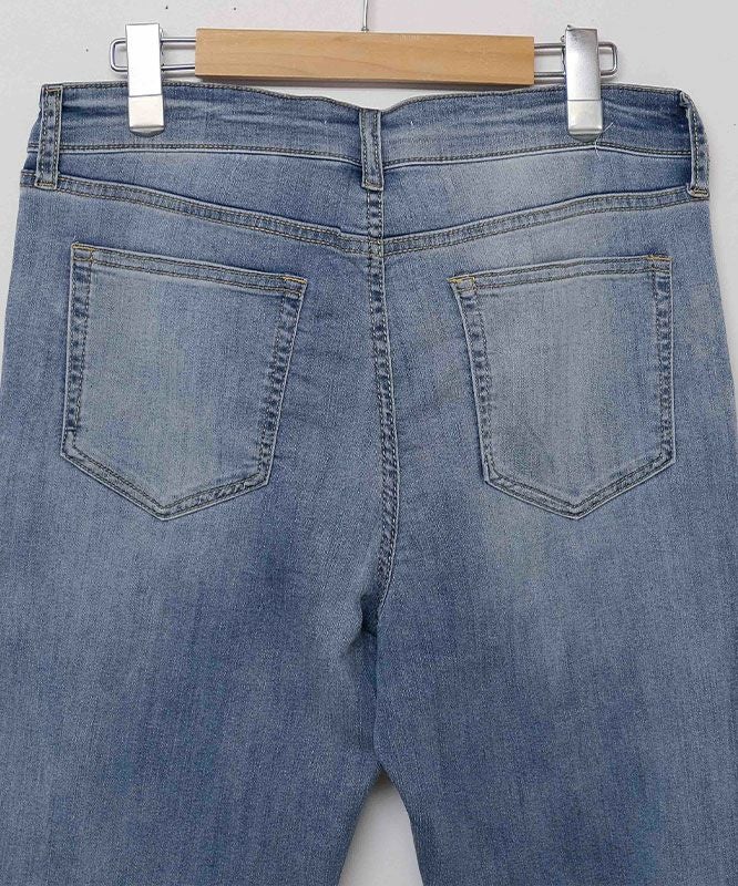 day standard｜接触冷感ストレッチデニム　レギュラーストレートパンツ [[X2-127A]][D]