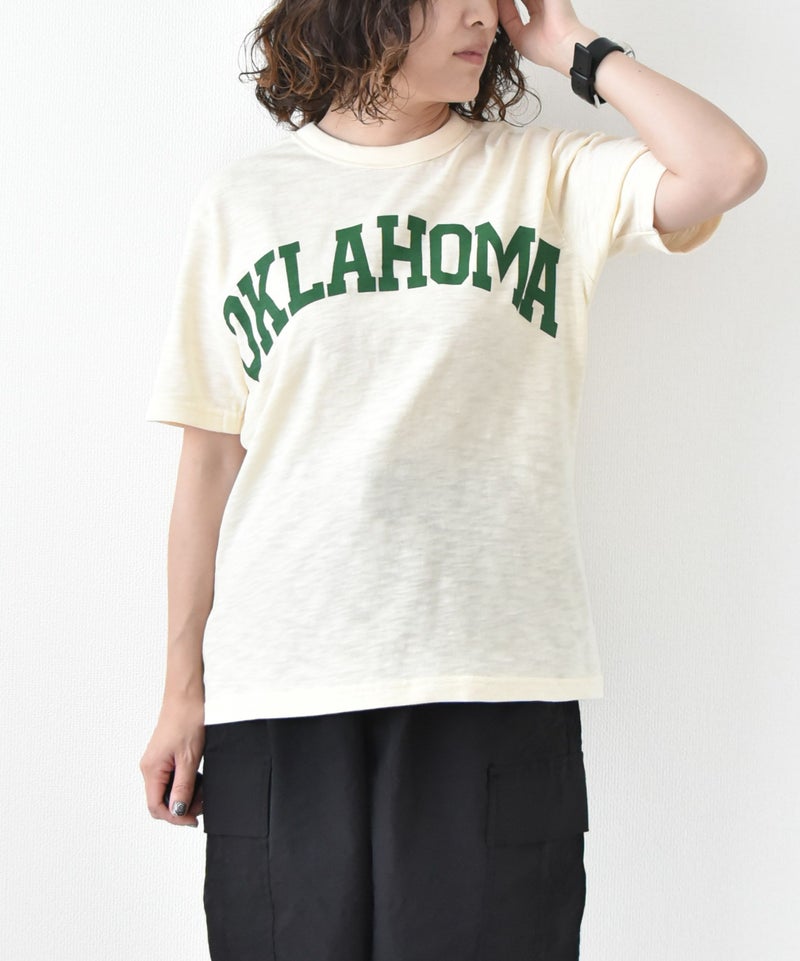 day standard｜スラブ天竺カレッジロゴTシャツ [[M0225211]][D]