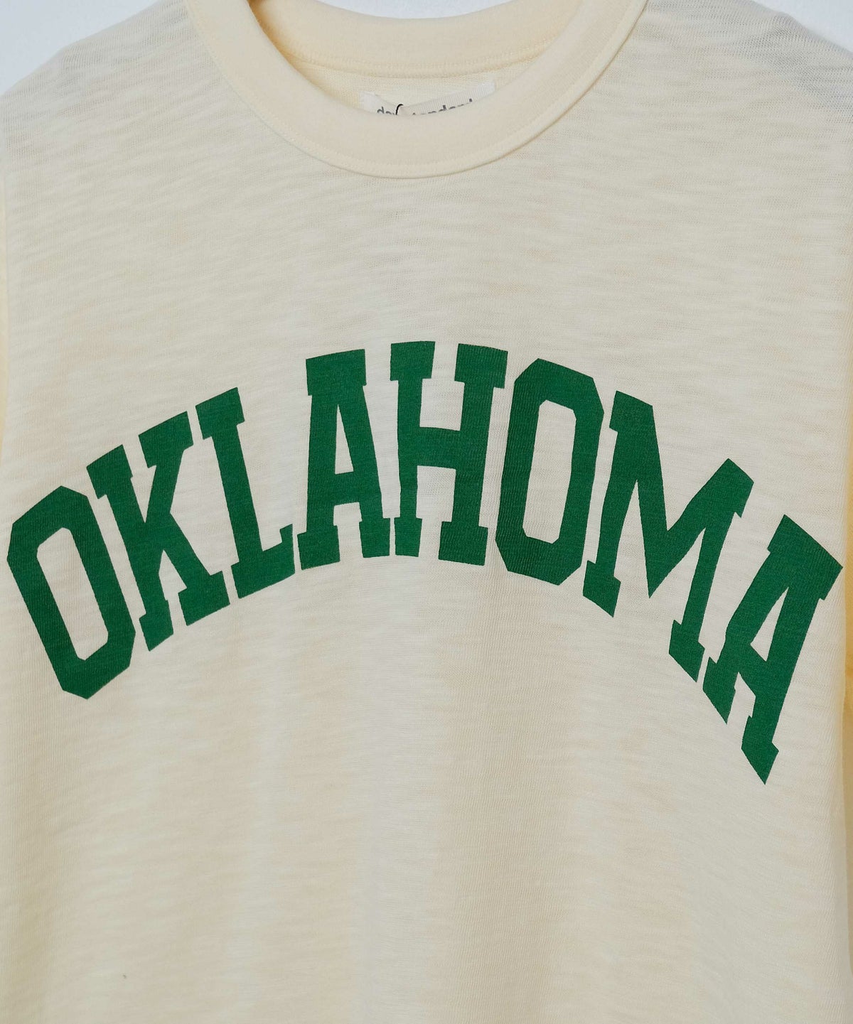 day standard｜スラブ天竺カレッジロゴTシャツ [[M0225211]][D]