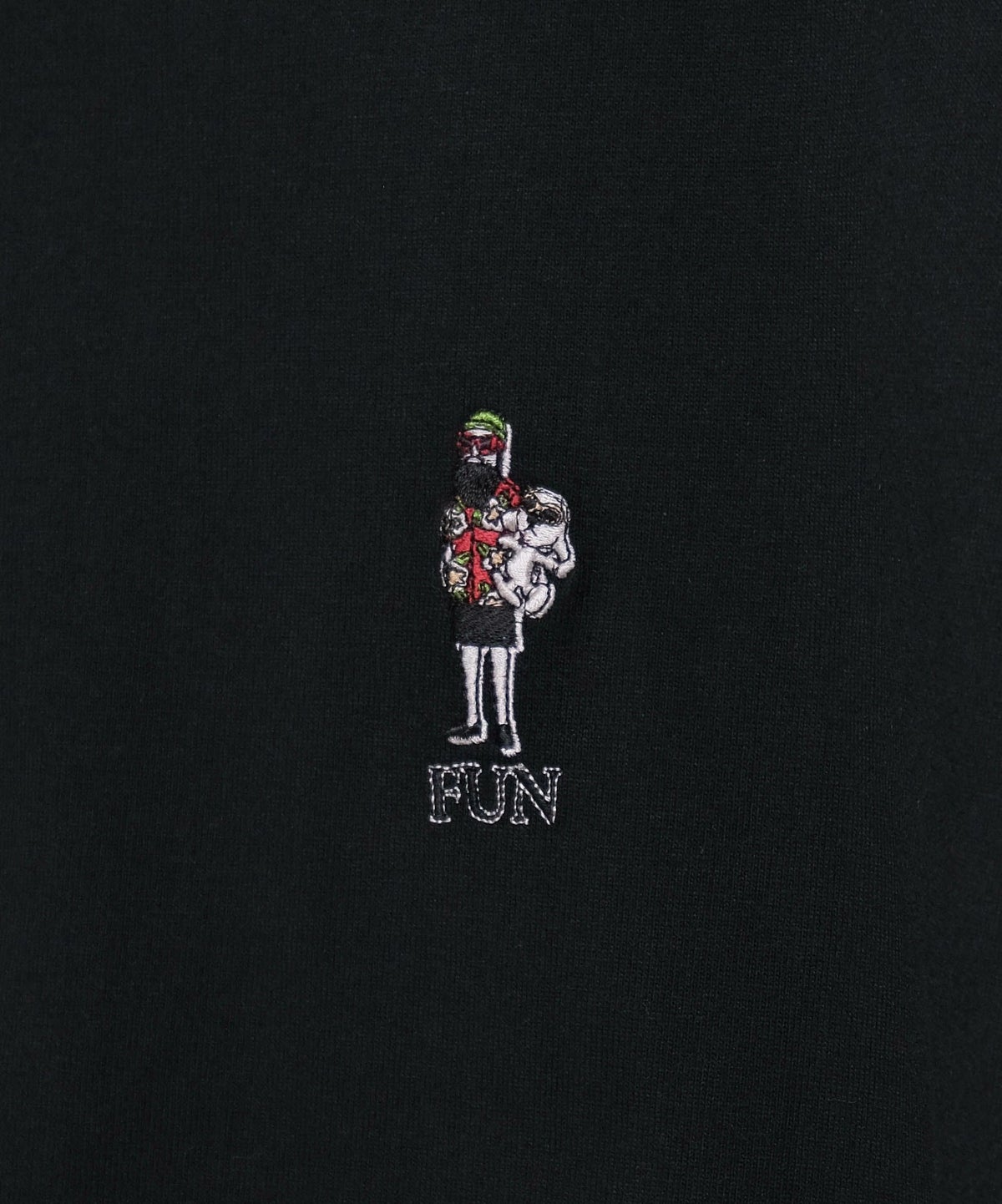 FUN｜OJISAN＆DOG刺繍Teeシャツ[[F-25020521]][D]