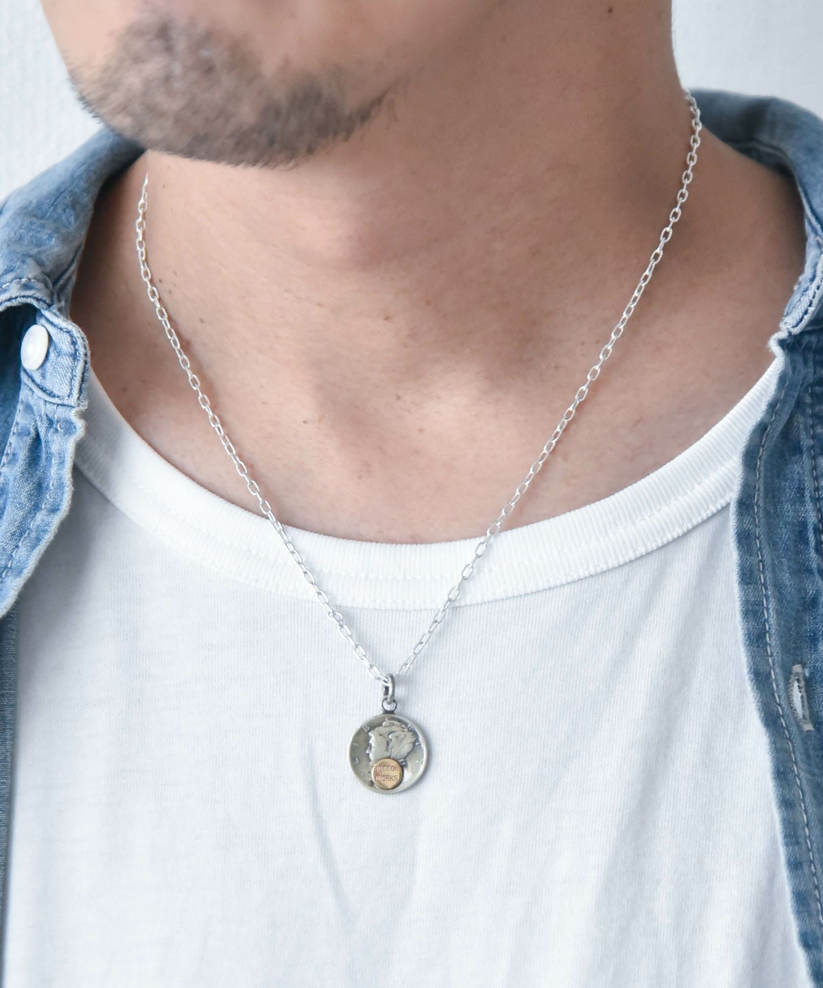 Button Works｜マーキュリーコインネックレス [[BR-0127]][D]