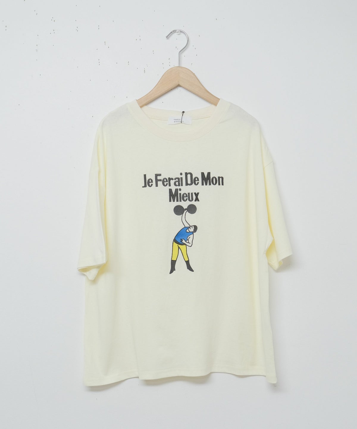 KAKELA&TRANQUIL｜レスラー刺繍Tシャツ [[12504-224-10]][D]