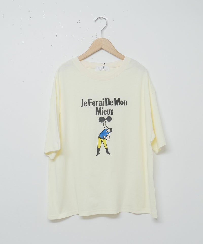 KAKELA&TRANQUIL｜レスラー刺繍Tシャツ [[12504-224-10]][D]