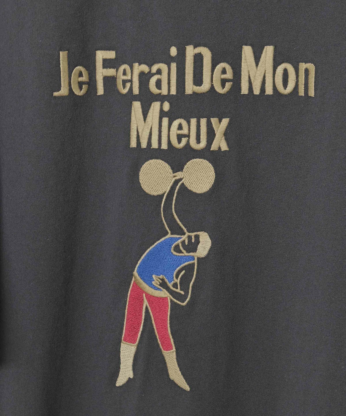 KAKELA&TRANQUIL｜レスラー刺繍Tシャツ [[12504-224-10]][D]