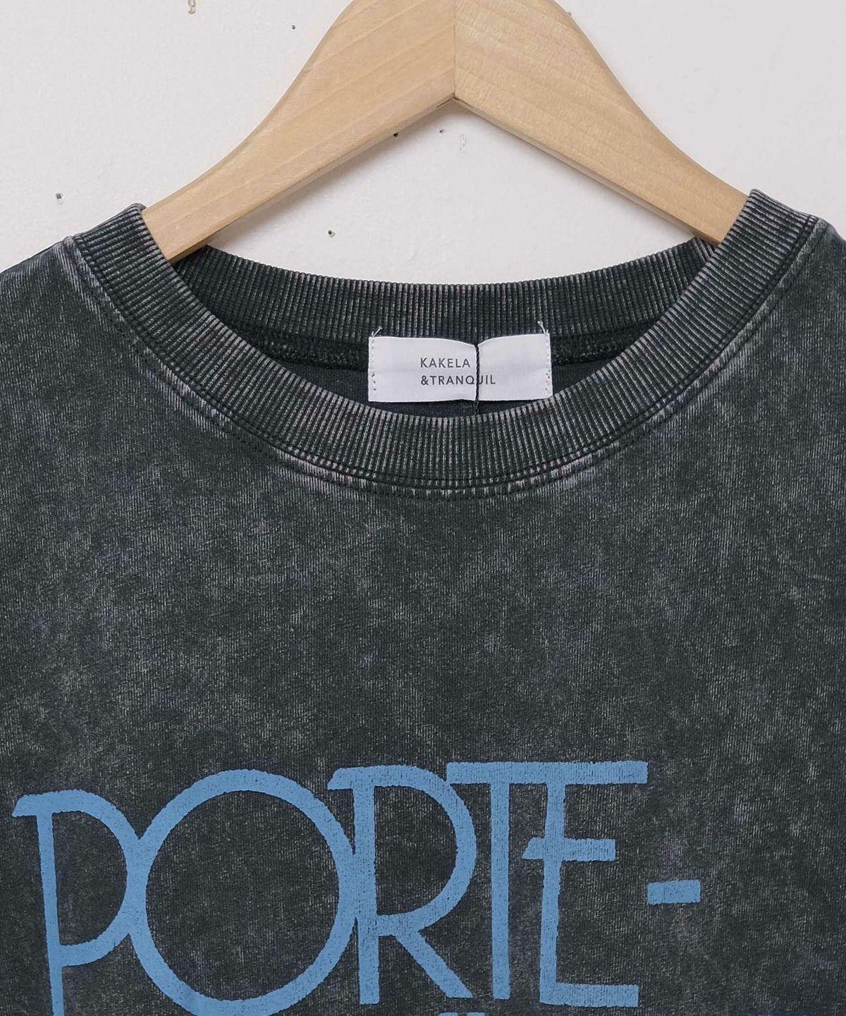 KAKELA&TRANQUIL｜ロゴプリントロングTシャツ [[12504-229-10]][D]