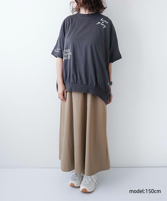 day standard｜ランダムロゴドルマンカットソー [[K52093-28]][D]