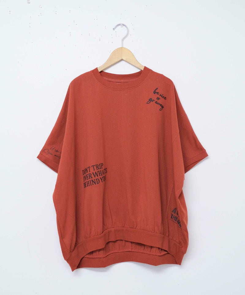 day standard｜ランダムロゴドルマンカットソー [[K52093-28]][D]