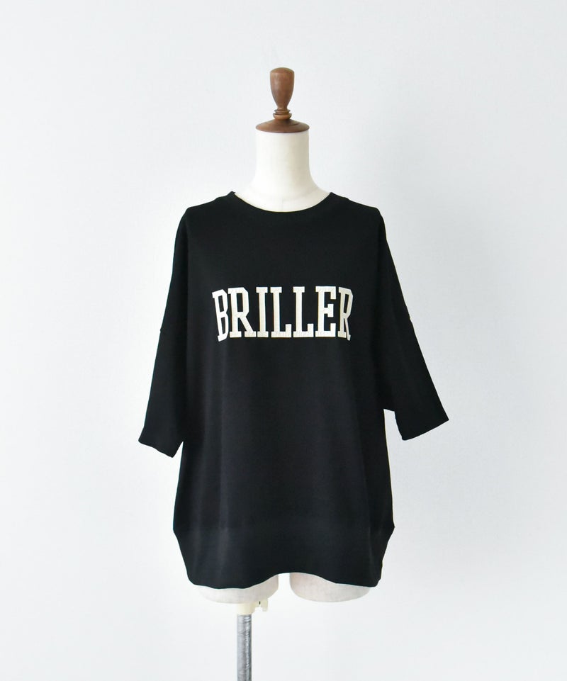 KAKELA&TRANQUIL｜裾リブカレッジロゴプリントクルー [[12505-245-10]]