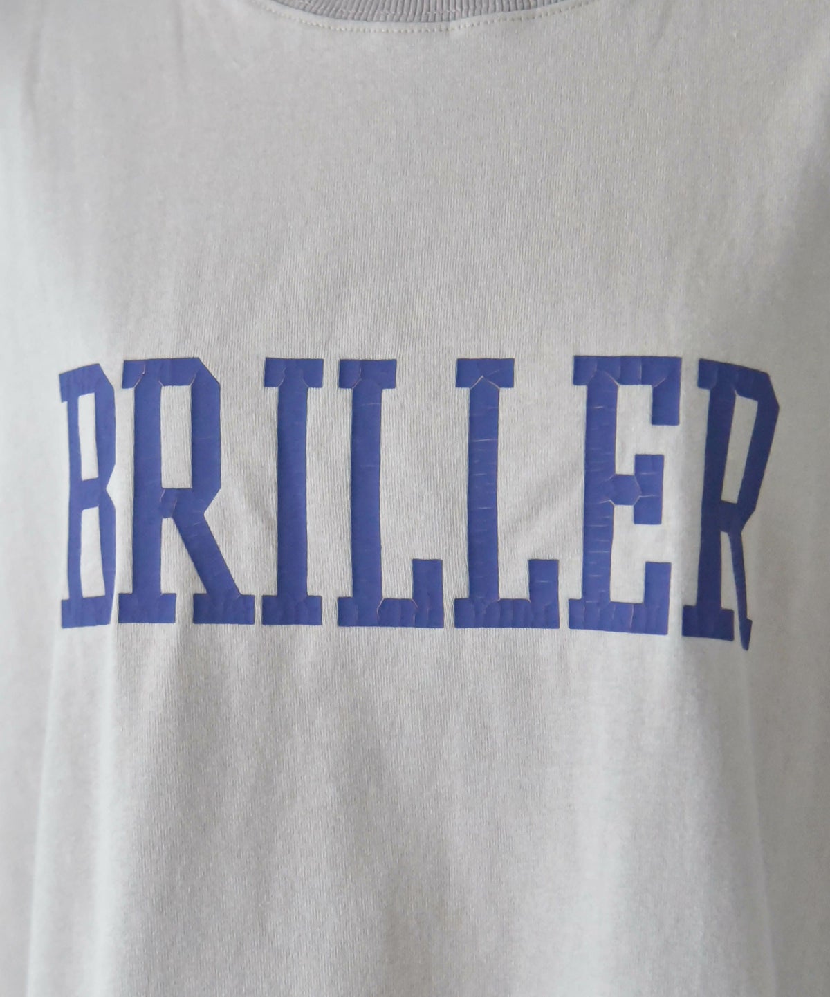 KAKELA&TRANQUIL｜裾リブカレッジロゴプリントクルー [[12505-245-10]]