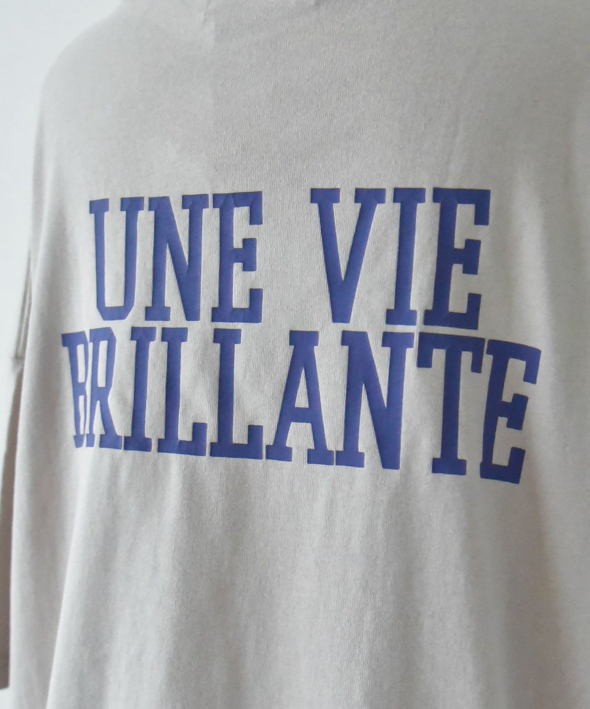 KAKELA&TRANQUIL｜裾リブカレッジロゴプリントクルー [[12505-245-10]]