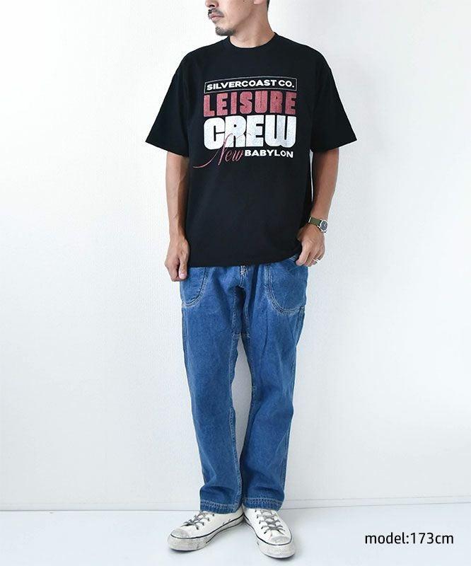  SCREEN STARS｜5.6oz Garment Wash Tee(LEISURE) [[2522-SSBTBL-B]][D]