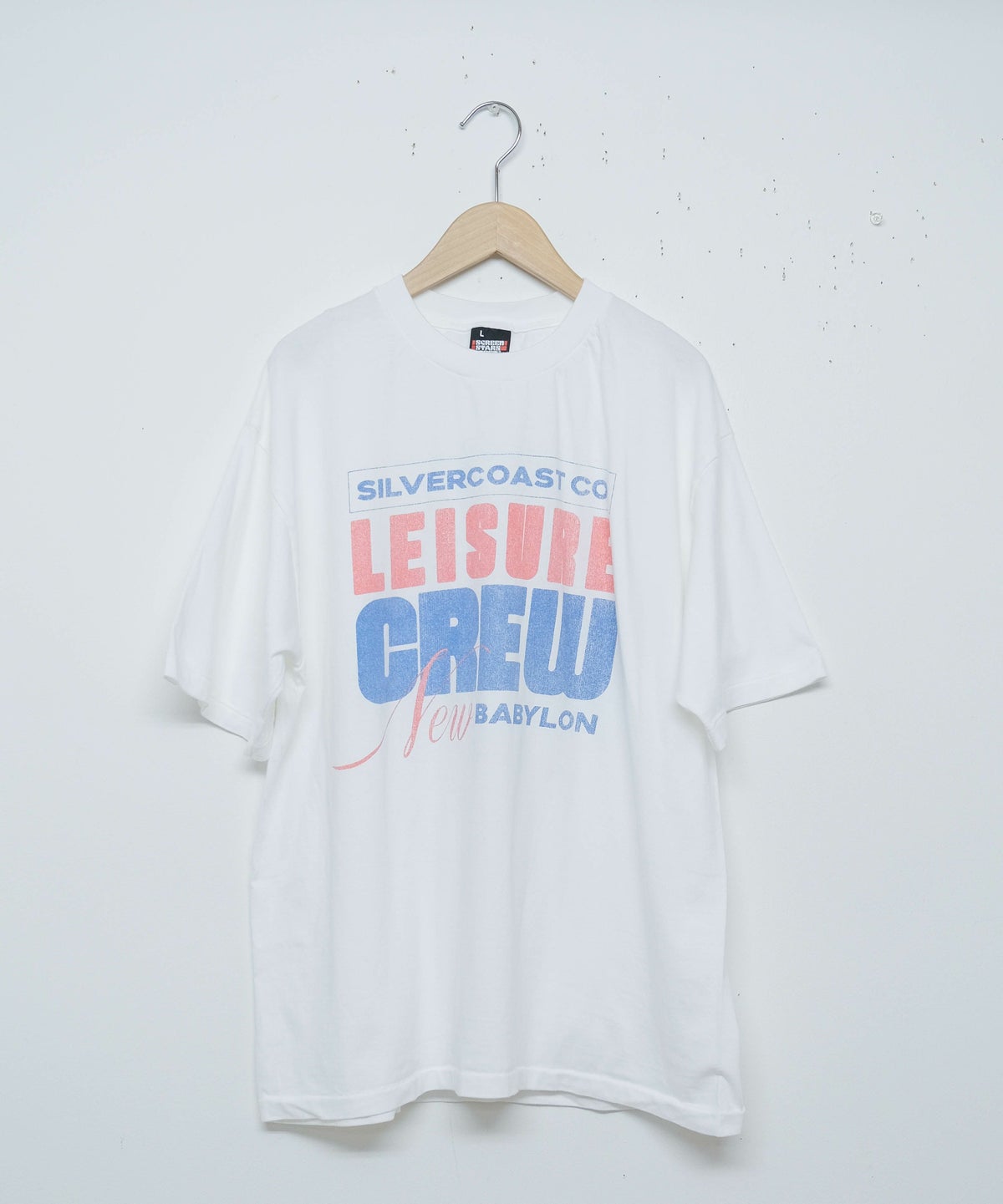 SCREEN STARS｜5.6oz Garment Wash Tee(LEISURE) [[2522-SSBTBL-B]][D]
