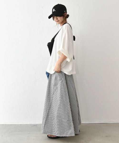 her.｜9分袖ワイドカットソー [[131305H]][C]