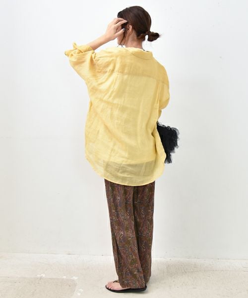 HUMS｜スラブプリントイージーパンツ [[WFA2555]][C]