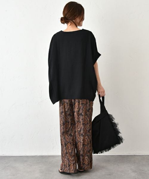 HUMS｜スラブプリントイージーパンツ [[WFA2555]][C]