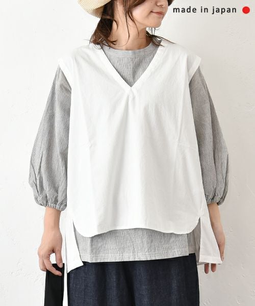 SETTEN｜VネックAラインベスト [[SET-4003]][C]