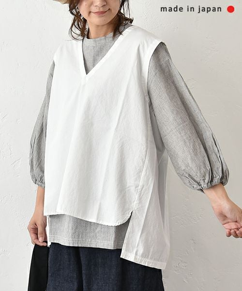 SETTEN｜VネックAラインベスト [[SET-4003]][C]