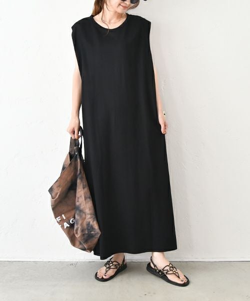 HUMS｜肩タックフレアワンピース [[RNK-2571]][C]