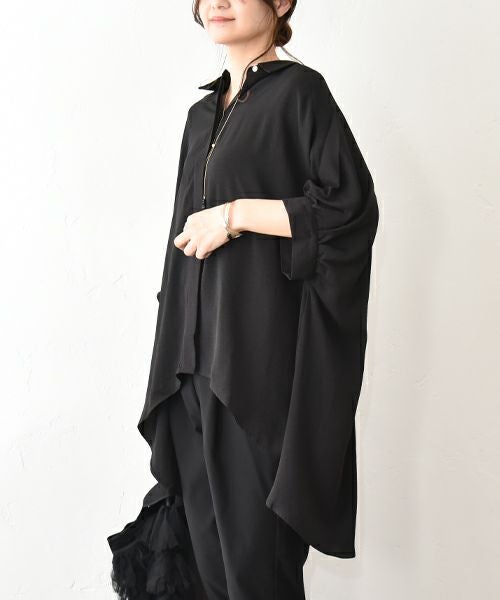 HUMS｜リネンライクシャツ [[RNK-2572]][C]