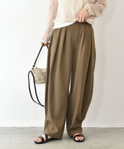 HUMS｜ストレッチコクーンパンツ [[RNK-2573]][C]