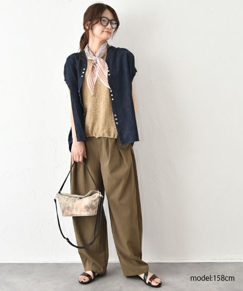 HUMS｜ストレッチコクーンパンツ [[RNK-2573]][C]