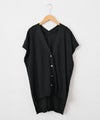 08Mab｜リネンコットンフレンチスリーブカーデ [[CF-525RT151]][C]