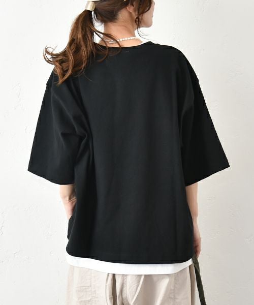 her.｜5分袖カットソー [[131186H]][C]