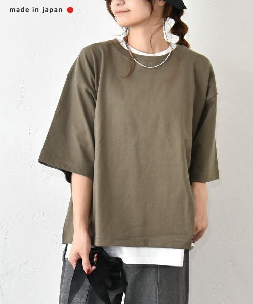 her.｜5分袖カットソー [[131186H]][C]