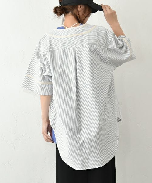 Gives a sense of fullment｜ベースボールシャツ [[652024]][C]