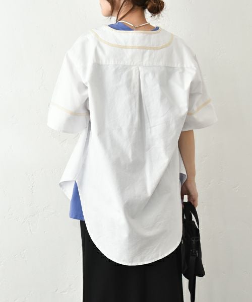 Gives a sense of fullment｜ベースボールシャツ [[652024]][C]