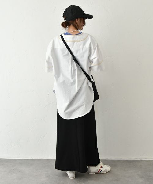 Gives a sense of fullment｜ベースボールシャツ [[652024]][C]