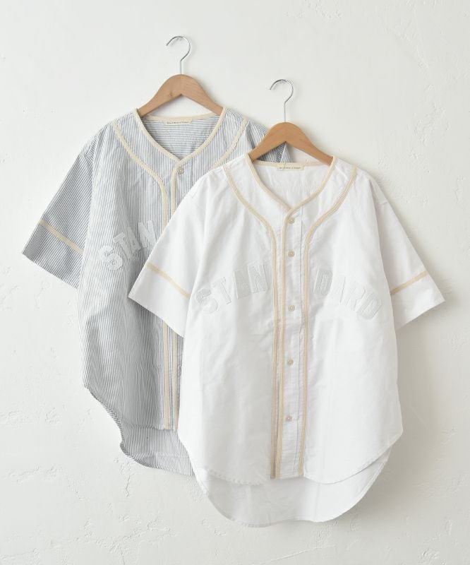 Gives a sense of fullment｜ベースボールシャツ [[652024]][C]