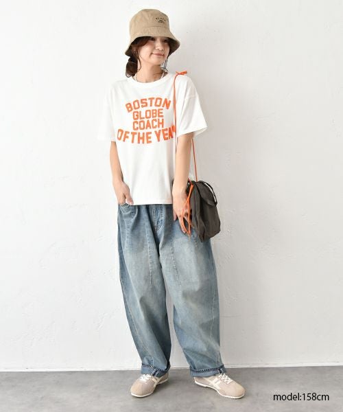 and quarter｜ルーズラウンドヘムプリントTee [[MA-300105]][C]