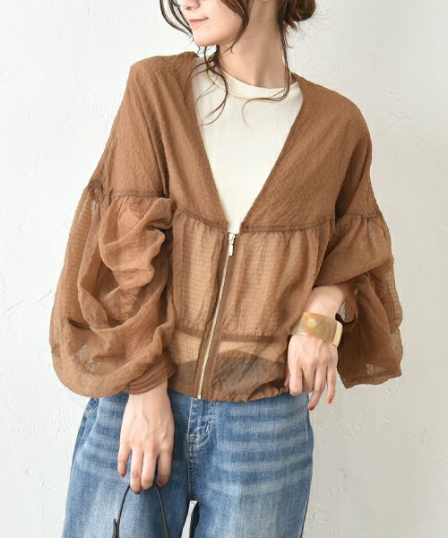 HUMS｜シアーギャザーブルゾン [[RNK-2575]][C]