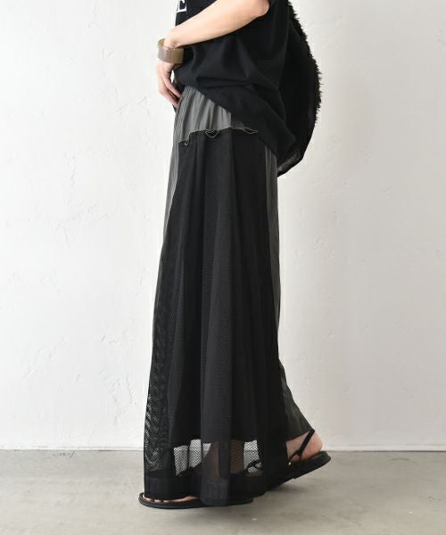 HUMS｜サイドメッシュワークスカート [[RNK-2576]][C]