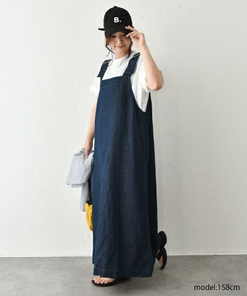 Our.｜デニムジャンバースカート [[131312H]][C]