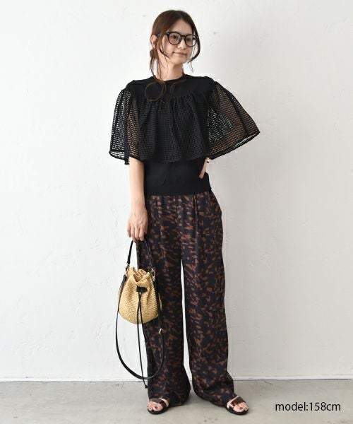 HUMS｜ケープ風ニット [[MT-0459]][C]