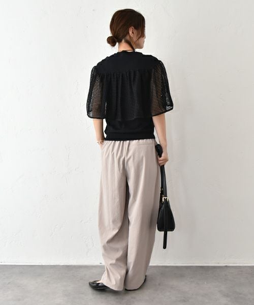 HUMS｜ケープ風ニット [[MT-0459]][C]