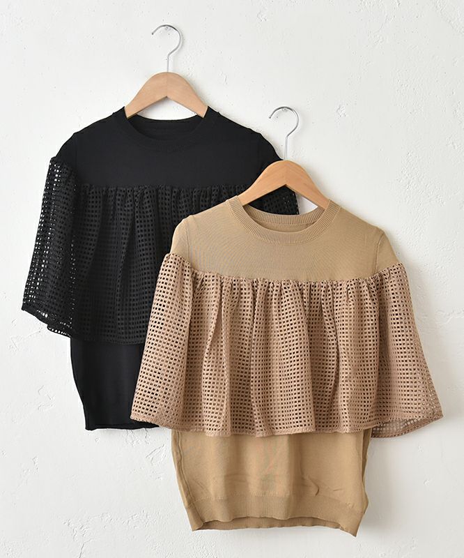 HUMS｜ケープ風ニット [[MT-0459]][C]