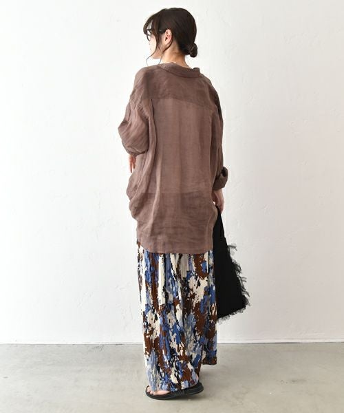 HUMS｜リネンシャツ [[C-5080]][C]