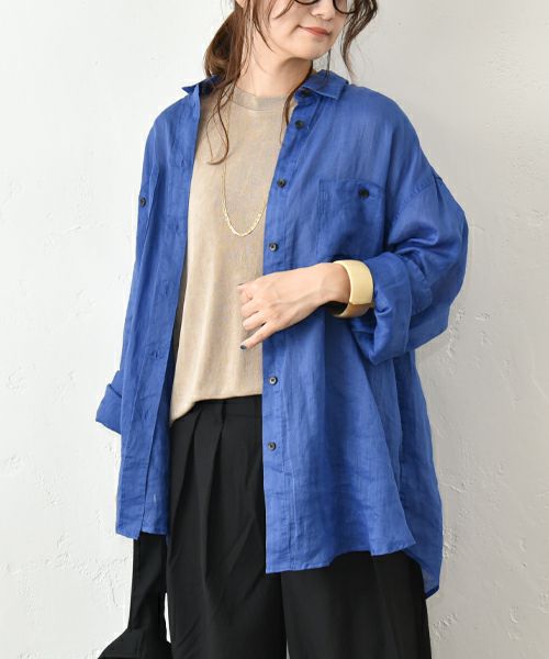 HUMS｜リネンシャツ [[C-5080]][C]