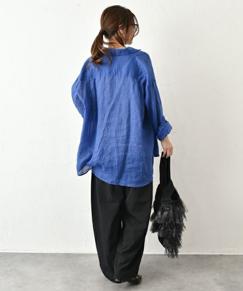 HUMS｜リネンシャツ [[C-5080]][C]