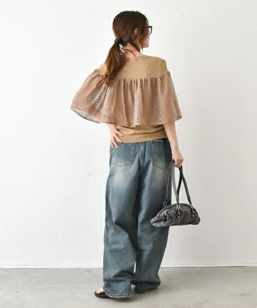 HUMS｜ダメージデニムパンツ [[C-5072]][C]