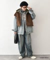 HUMS｜ダメージデニムパンツ [[C-5072]][C]