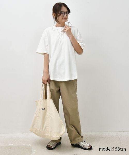 Our.｜ヘンリーネックラウンドカットソー [[131320H]][C]