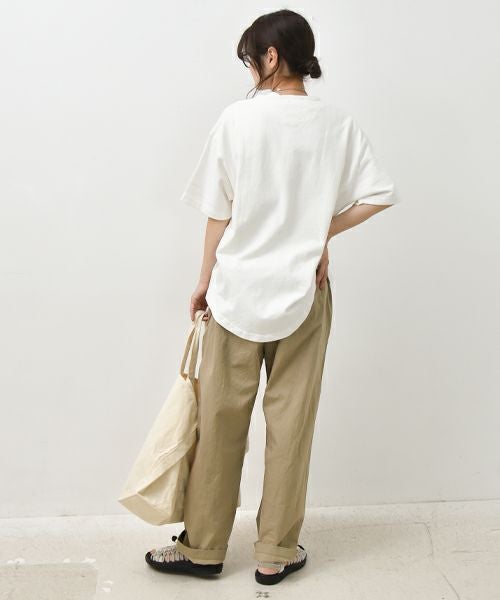 Our.｜ヘンリーネックラウンドカットソー [[131320H]][C]