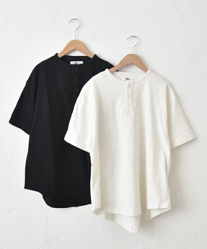  Our.｜ヘンリーネックラウンドカットソー [[131320H]][C]