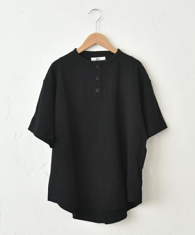  Our.｜ヘンリーネックラウンドカットソー [[131320H]][C]