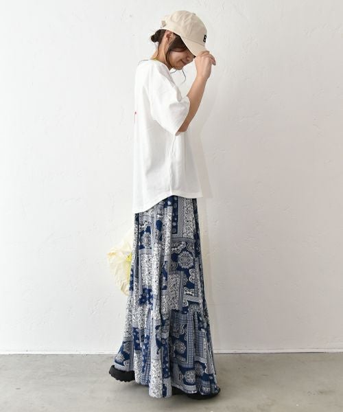 and quarter｜バックプリントロゴTee [[131309F]][C]